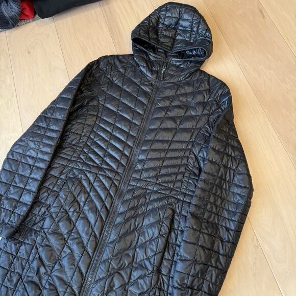 North Face Thermoball Eco Parka Jacket Women's Medium Black Full Zip Insulated - Picture 10 of 10